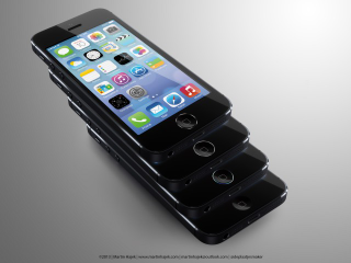 Illustration for article titled The iPhone 5S Home Button Ring Could Look Like HAL 2013
